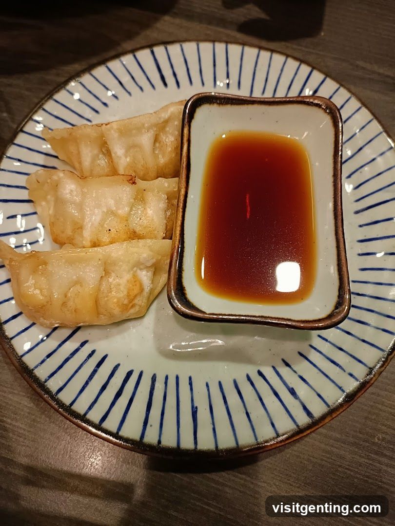 Gyoza with Dipping Sauce