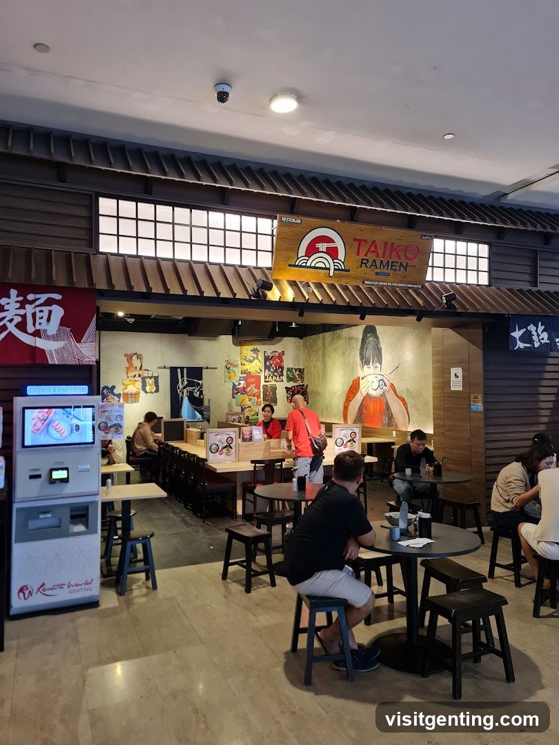 Interior of a Ramen Restaurant