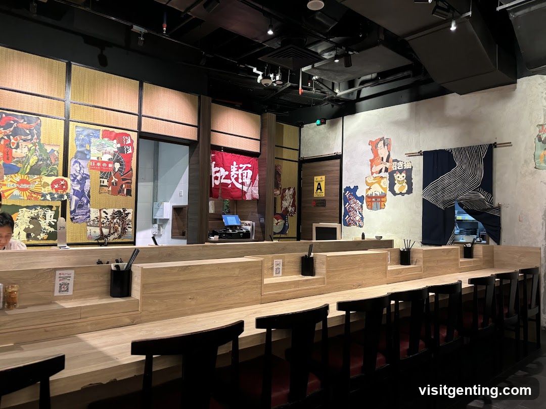 Ramen Restaurant Interior