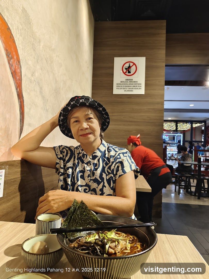 Woman at a Ramen Restaurant