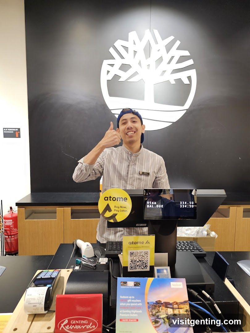 Timberland Store Counter
