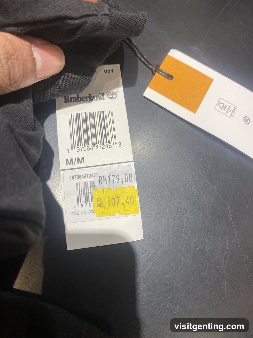 Timberland Product Tag