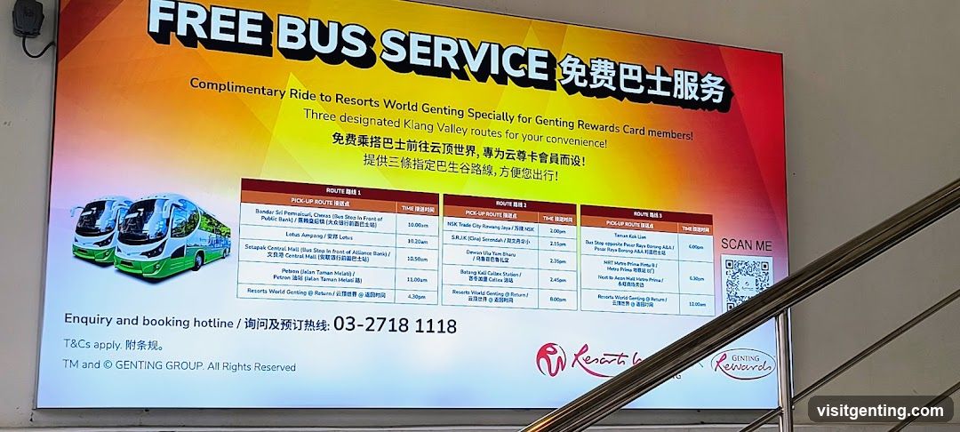Free Bus Service Advertisement