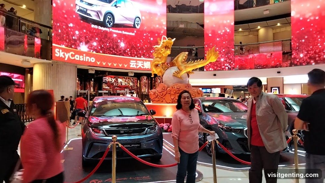 Car Exhibition with SkyCasino Branding