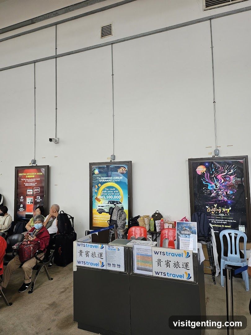Travel Agency Waiting Area