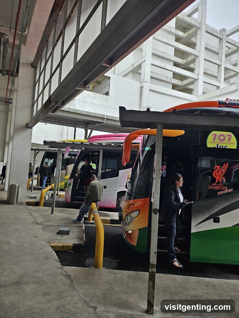 Buses at a Station