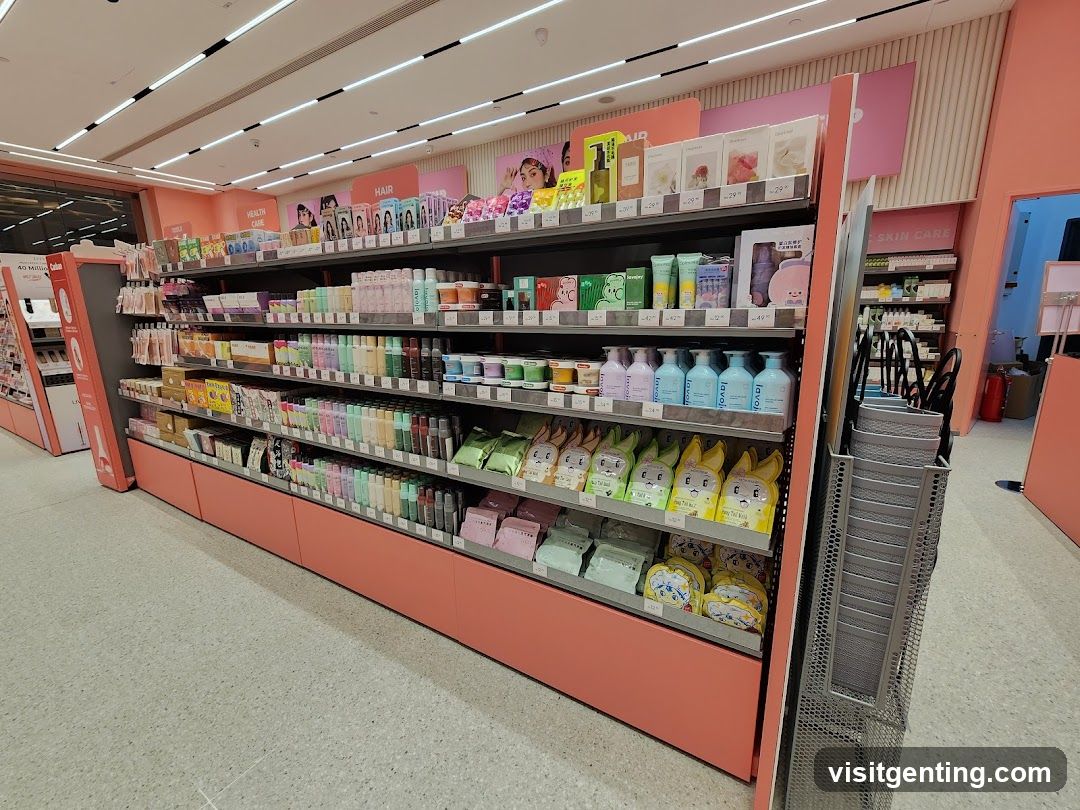Cosmetics Store Aisles