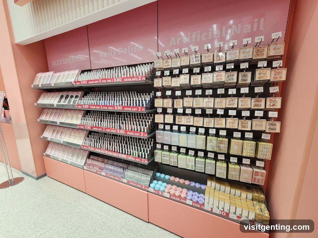 Nail Accessories Display