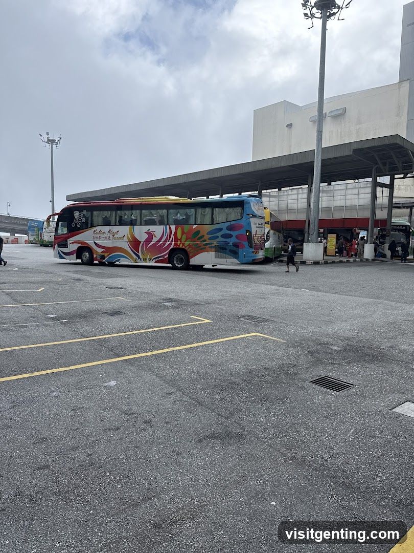 Buses parked at a terminal