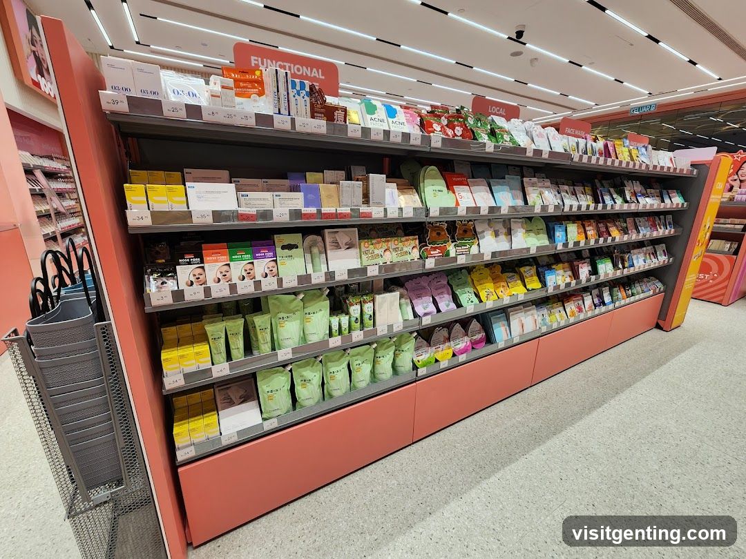 Skincare Products Display