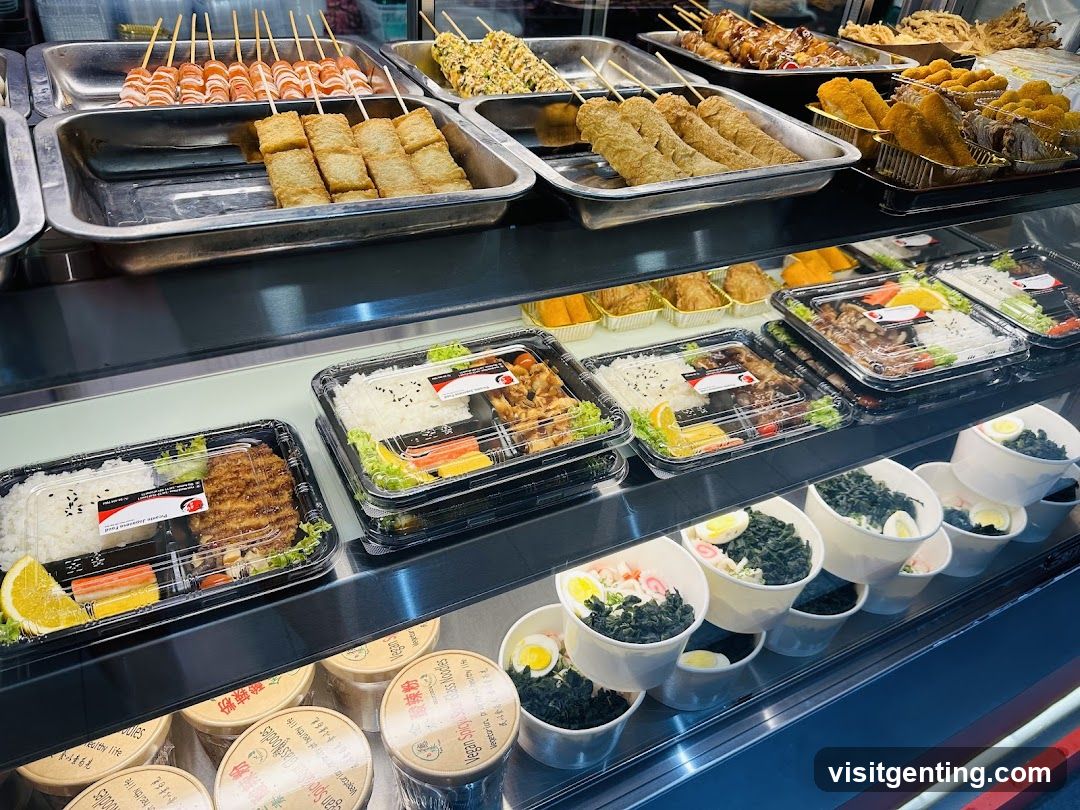 Japanese Food Display