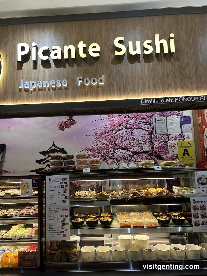 Picante Sushi Japanese Food Display