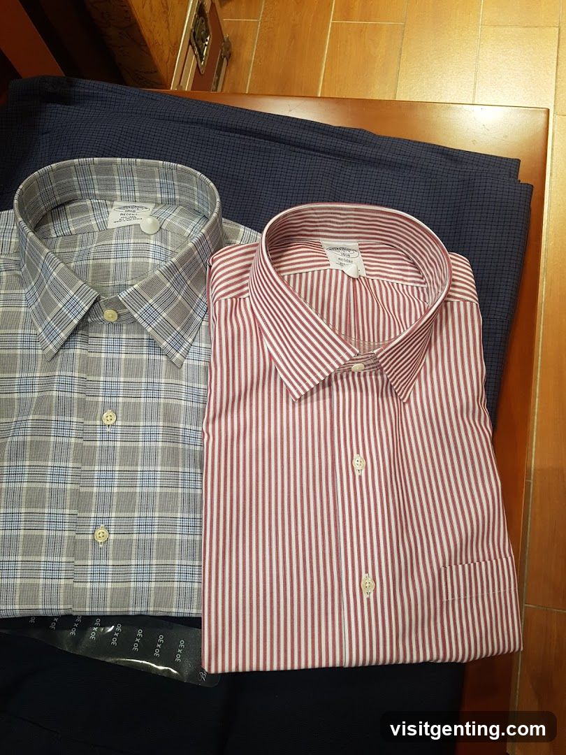 Two Men's Dress Shirts
