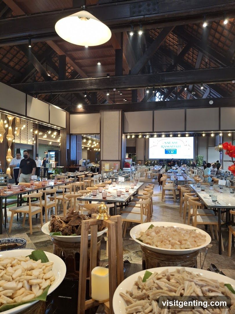 Buffet Dining Area