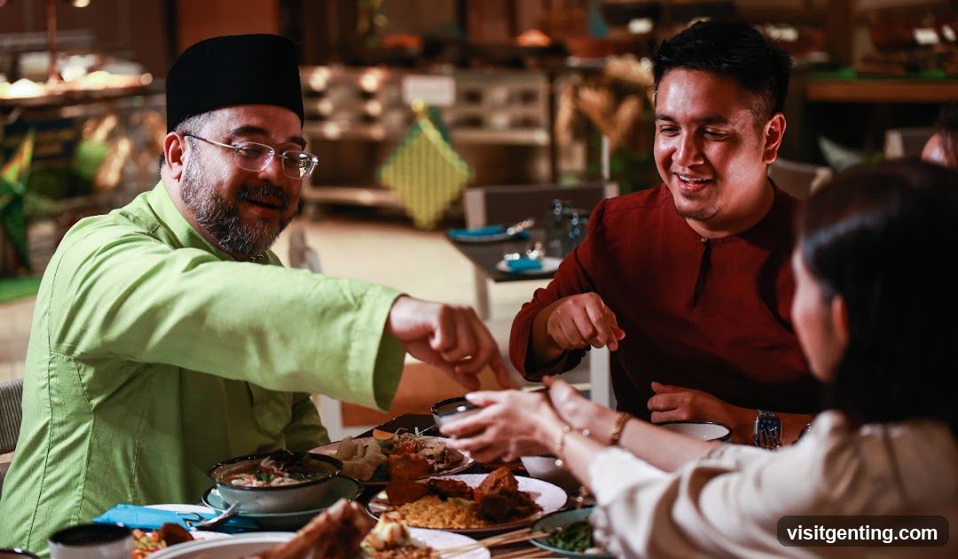 People enjoying a meal