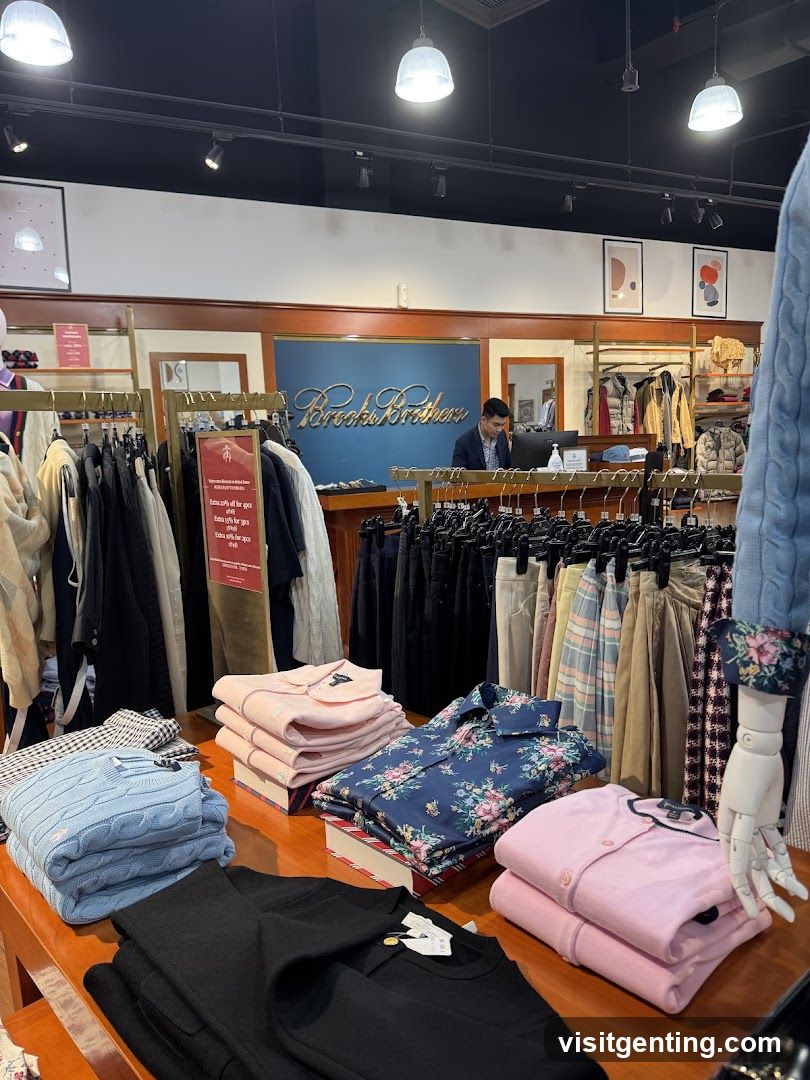 Brooks Brothers Store Interior