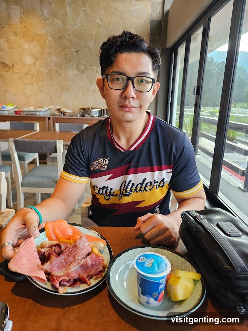 Man with Breakfast