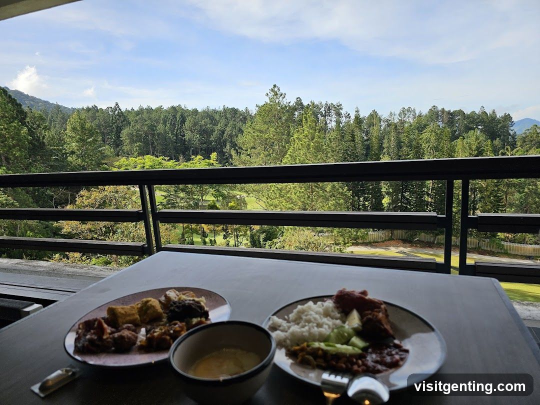 Buffet with a View