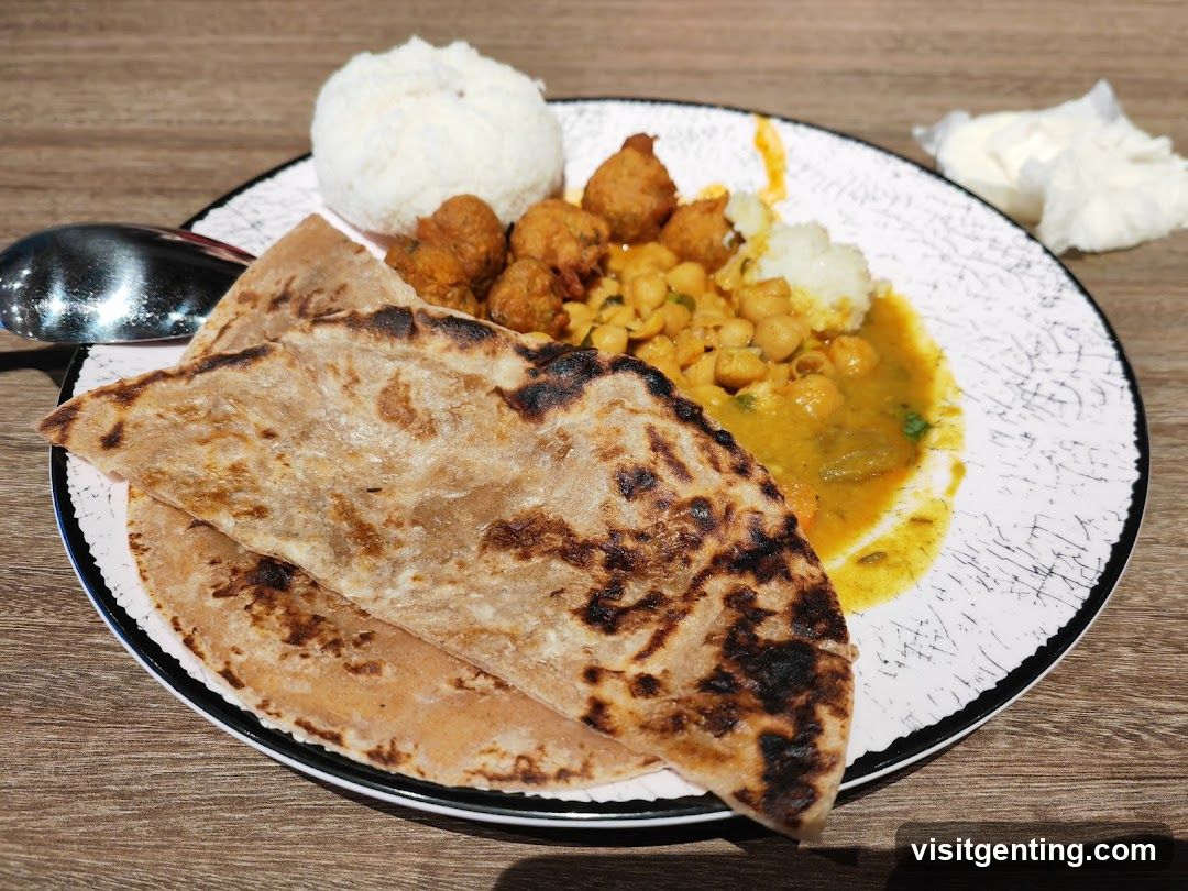 Indian Meal with Flatbread