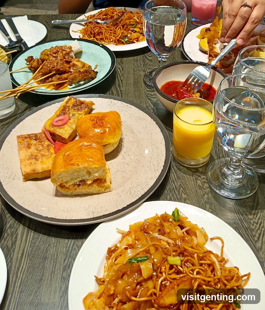 Table with Food and Drinks