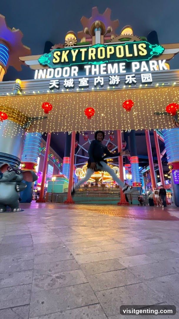 Skytropolis Indoor Theme Park Entrance