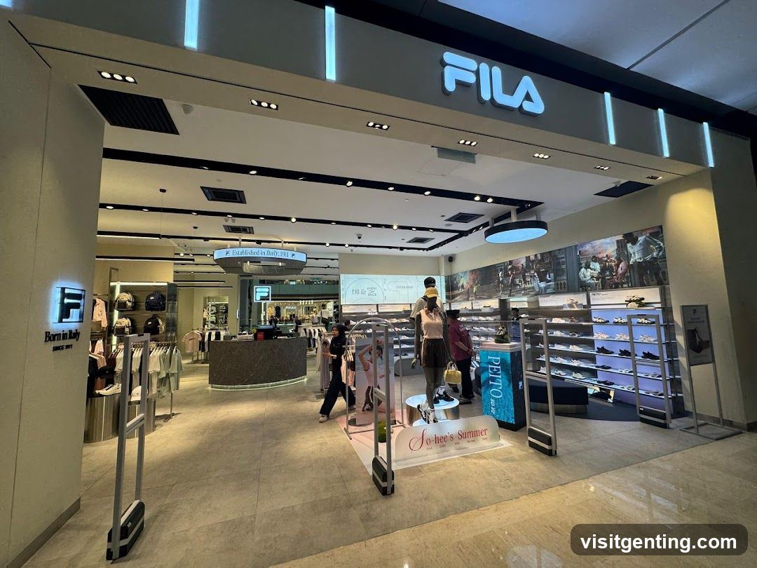 FILA Store Interior