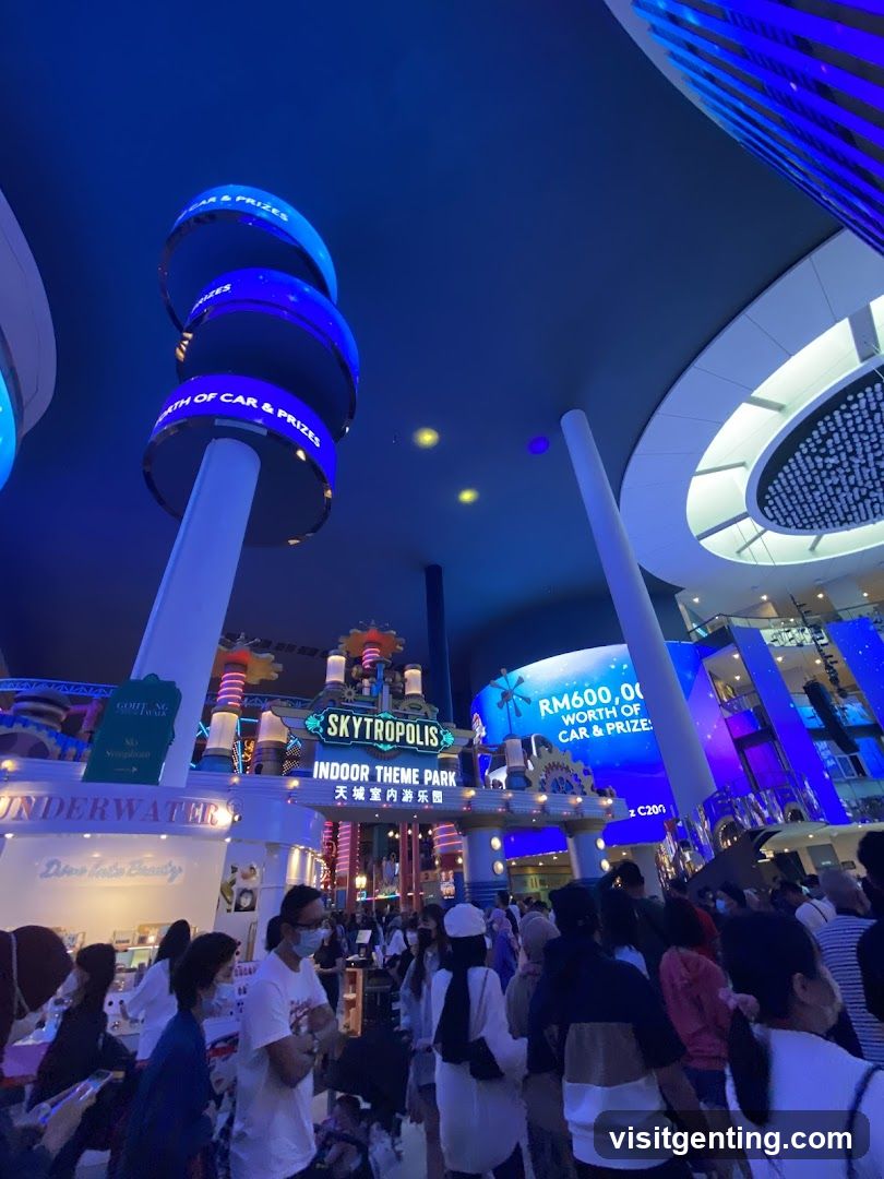 Skytropolis Indoor Theme Park Entrance