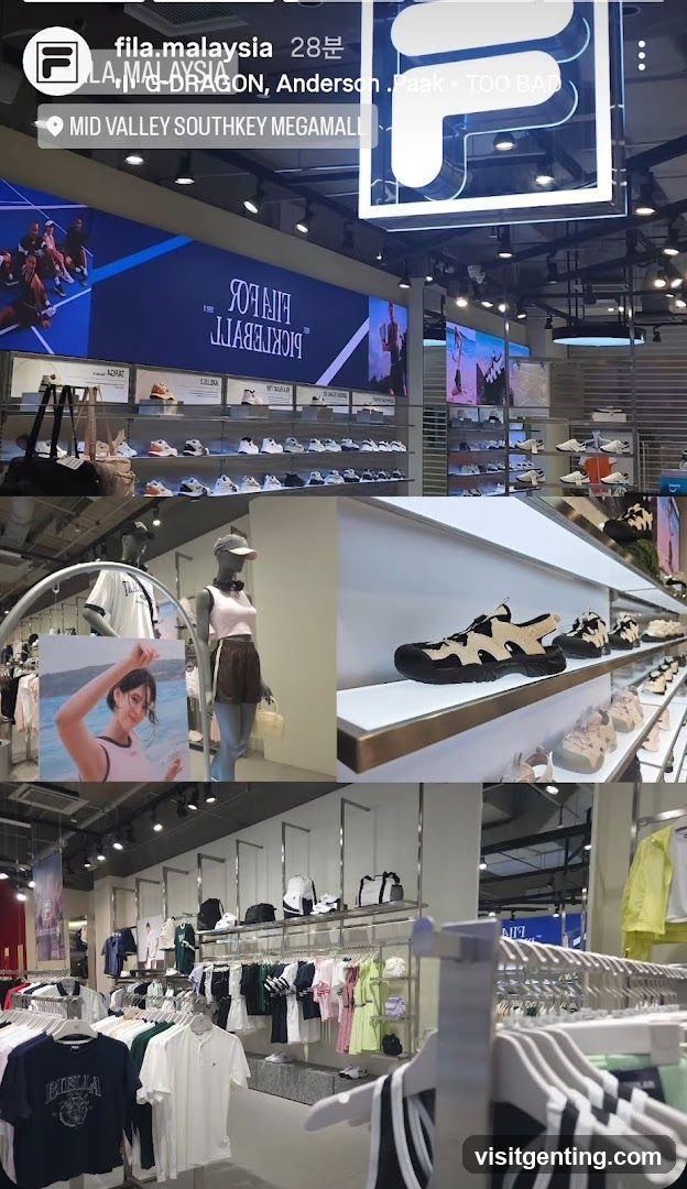 Fila Malaysia Store Interior