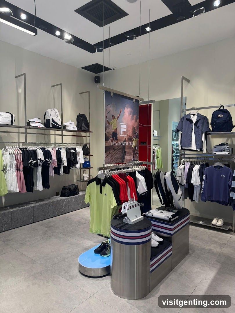 Fila Store Interior