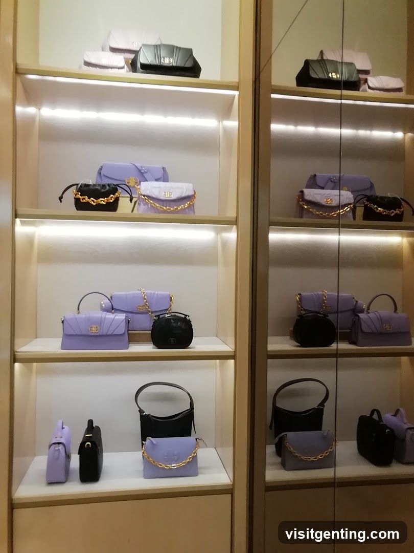 Handbag Display in Store
