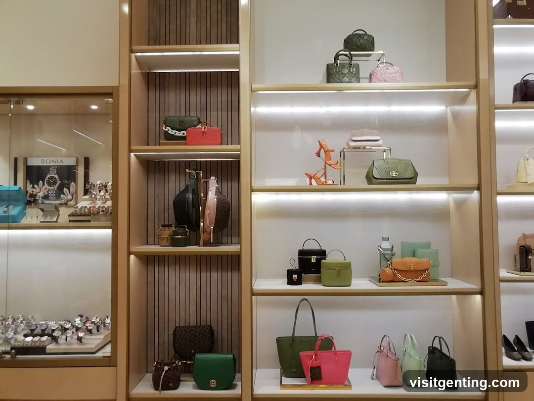 Interior Display of Luxury Goods Store