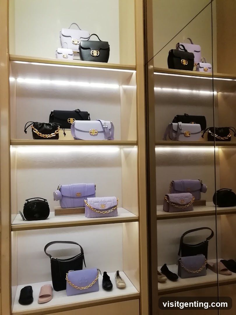 Handbag Display in Store