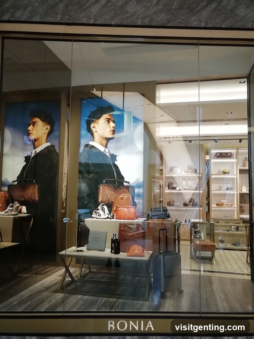 BONIA Storefront Window Display