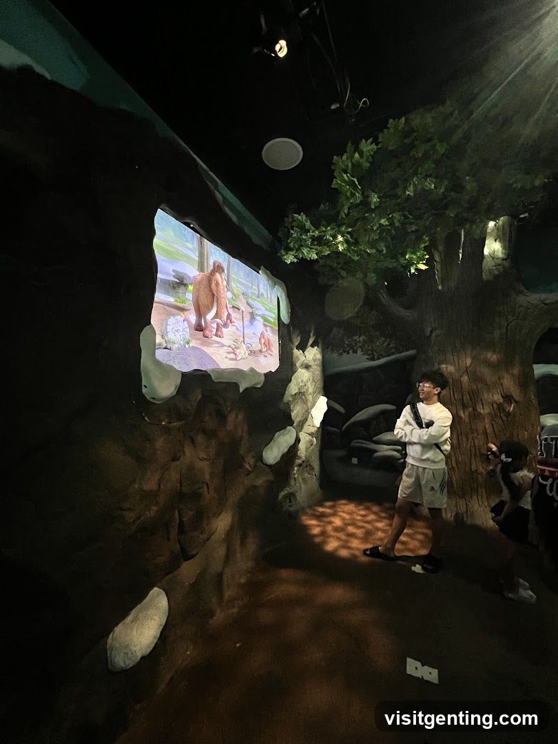 Interior exhibit area