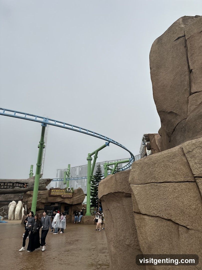 Amusement Park Entrance Area
