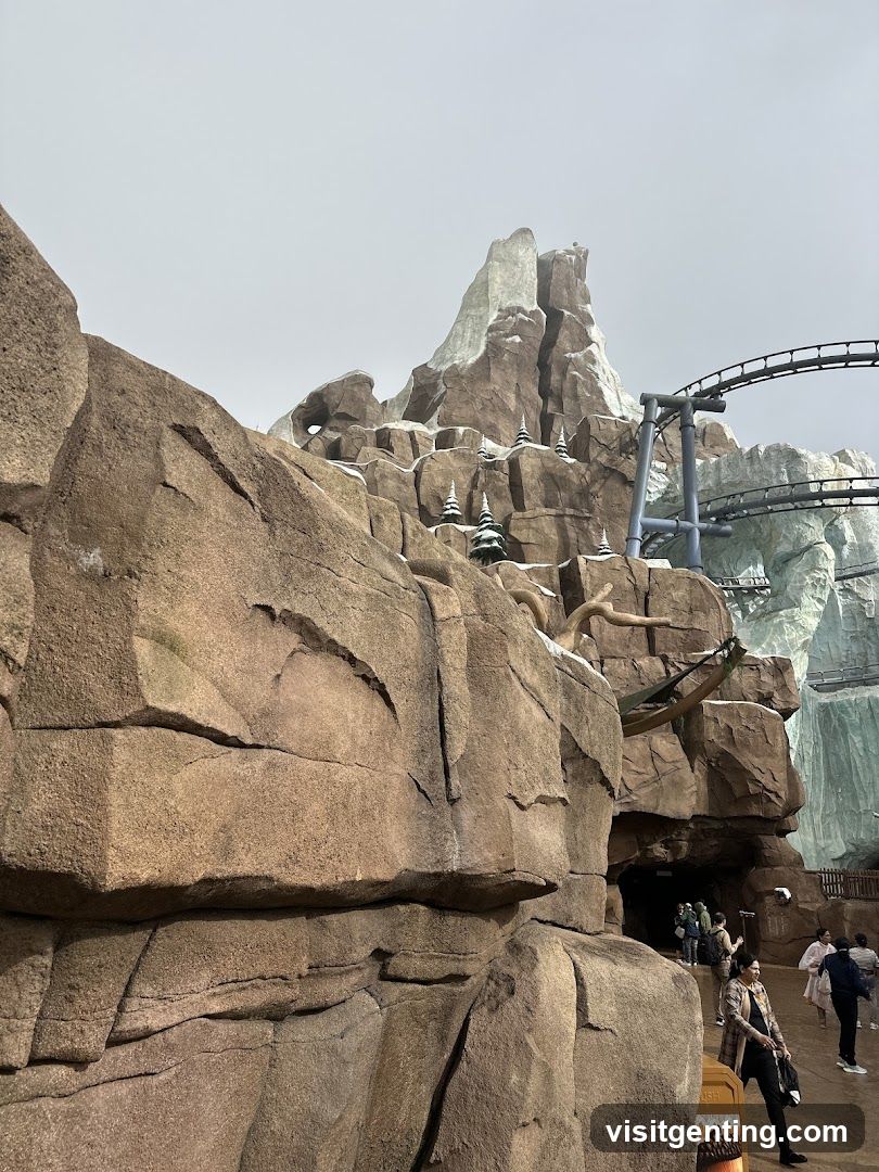 Amusement Park Ride Entrance