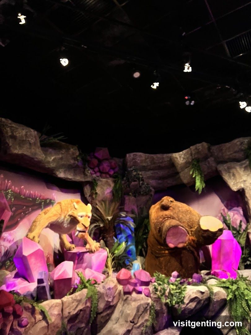 Interior Scene with Animated Figures