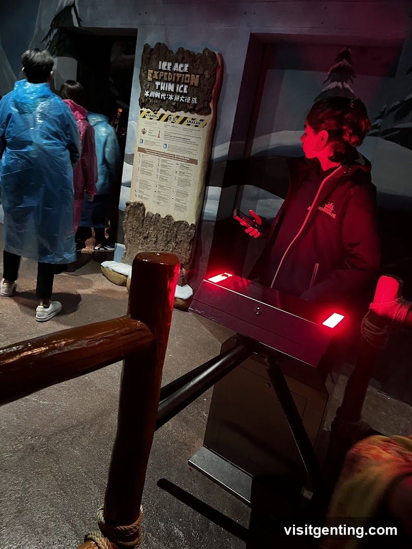 Ice Age Expedition Thin Ice exhibit