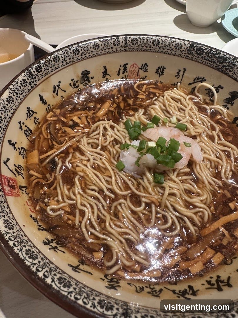 Noodle Dish in Restaurant