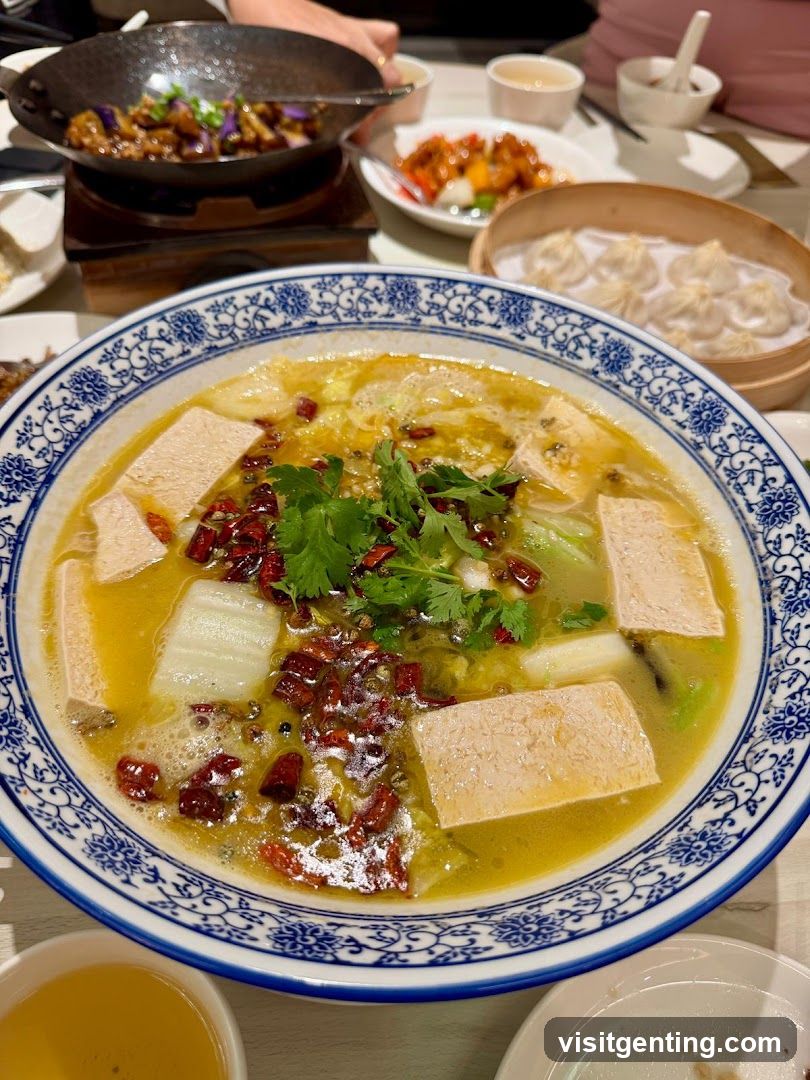 Dining Table with Chinese Cuisine