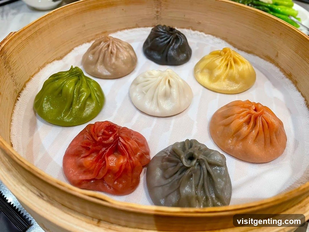 Steamed Dumplings in Bamboo Steamer