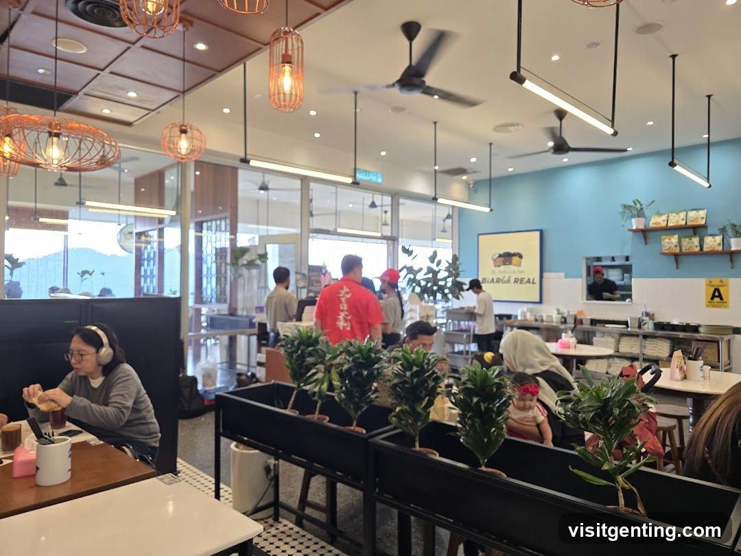 Interior of a café or restaurant