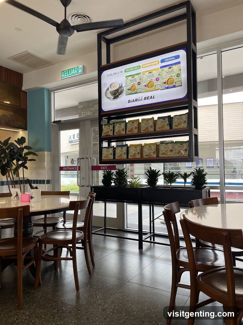 Interior of a café or coffee shop