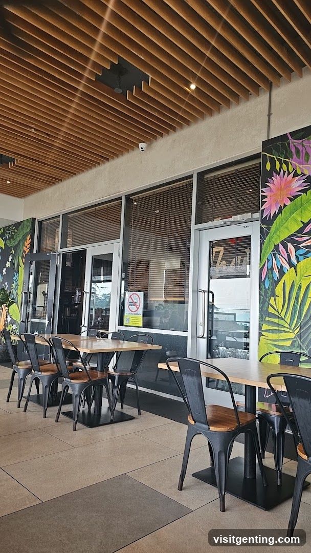 Restaurant Exterior Seating Area