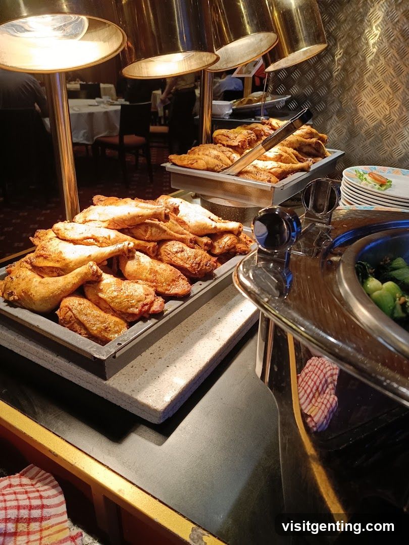 Restaurant buffet area