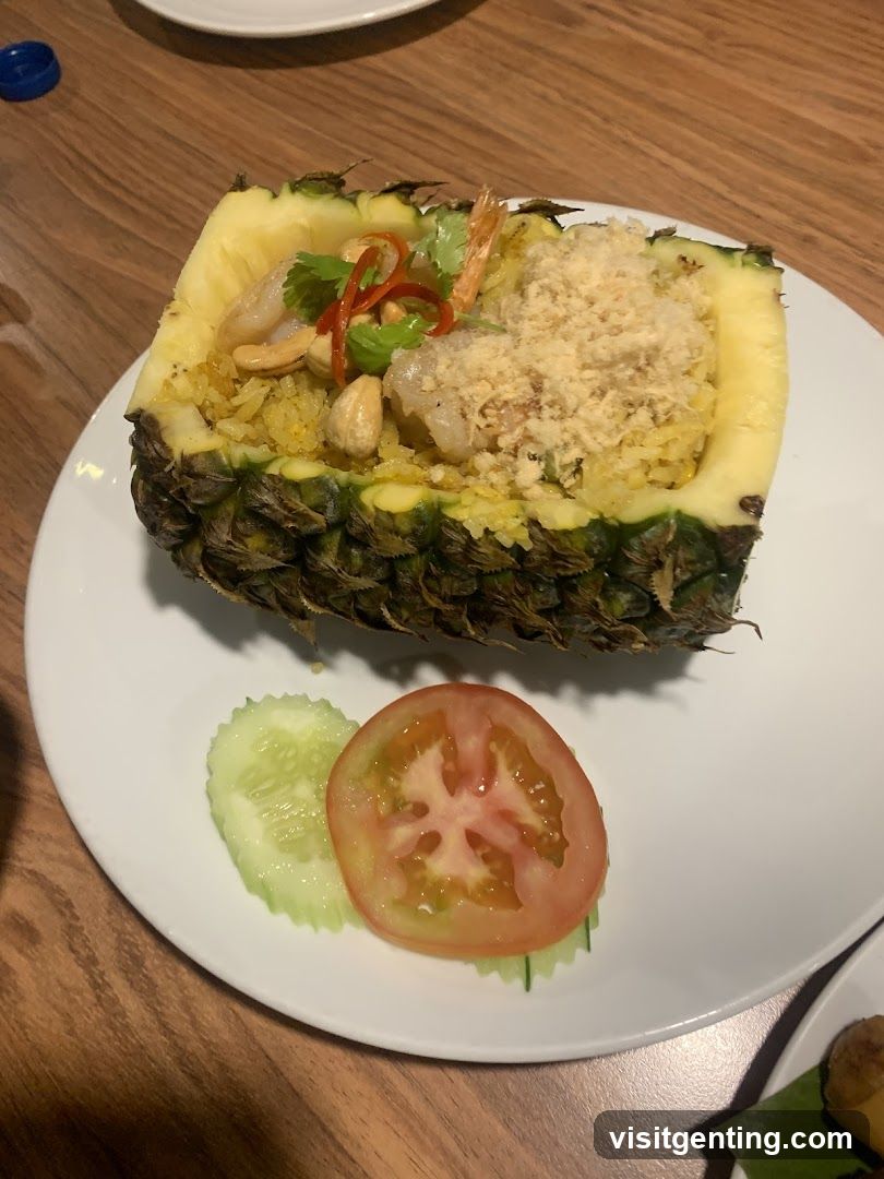 Pineapple Fried Rice Dish