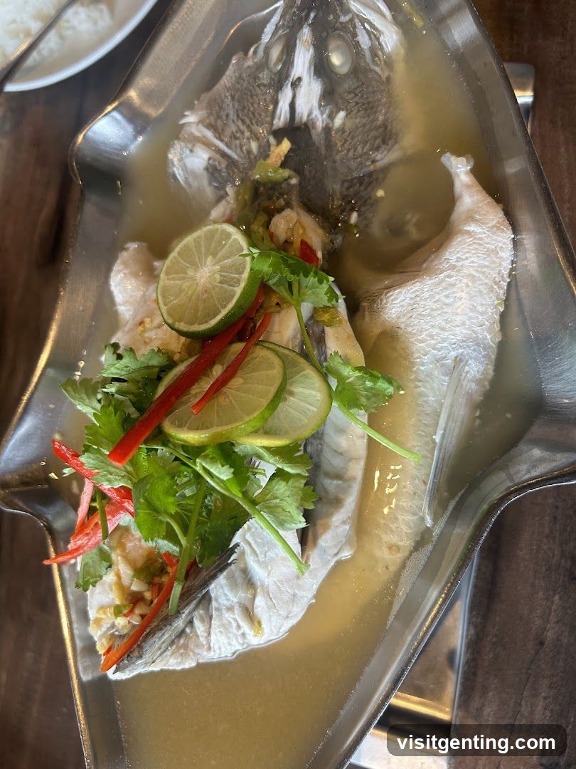 Steamed Fish Dish