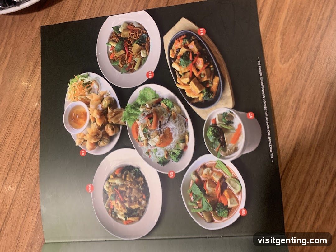 Restaurant Menu Page