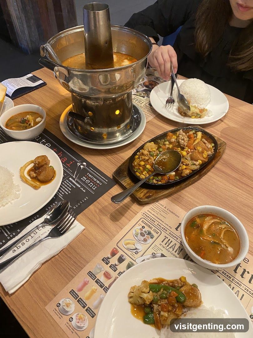 Thai Restaurant Interior Dining Table