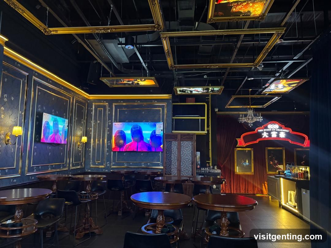 Interior of a nightclub or entertainment venue